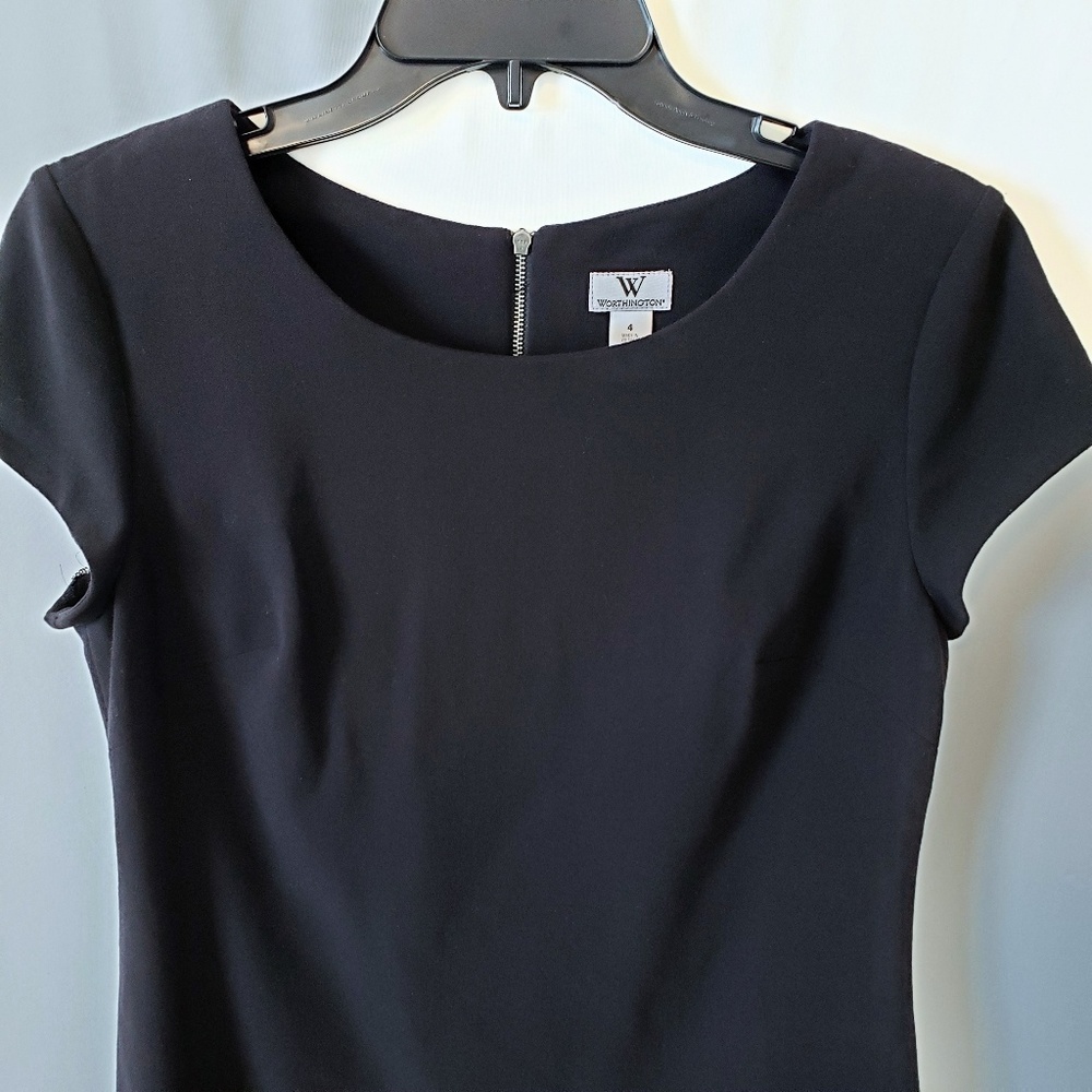 WORTHINGTON Color Block Shift Dress - Picture 4 of 4
